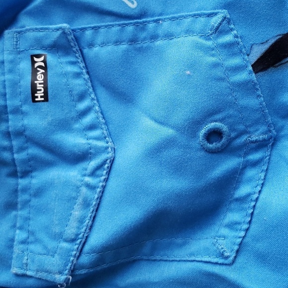 Hurley One & Only Shark Surf Swim Trunks Size 7 - Picture 12 of 15